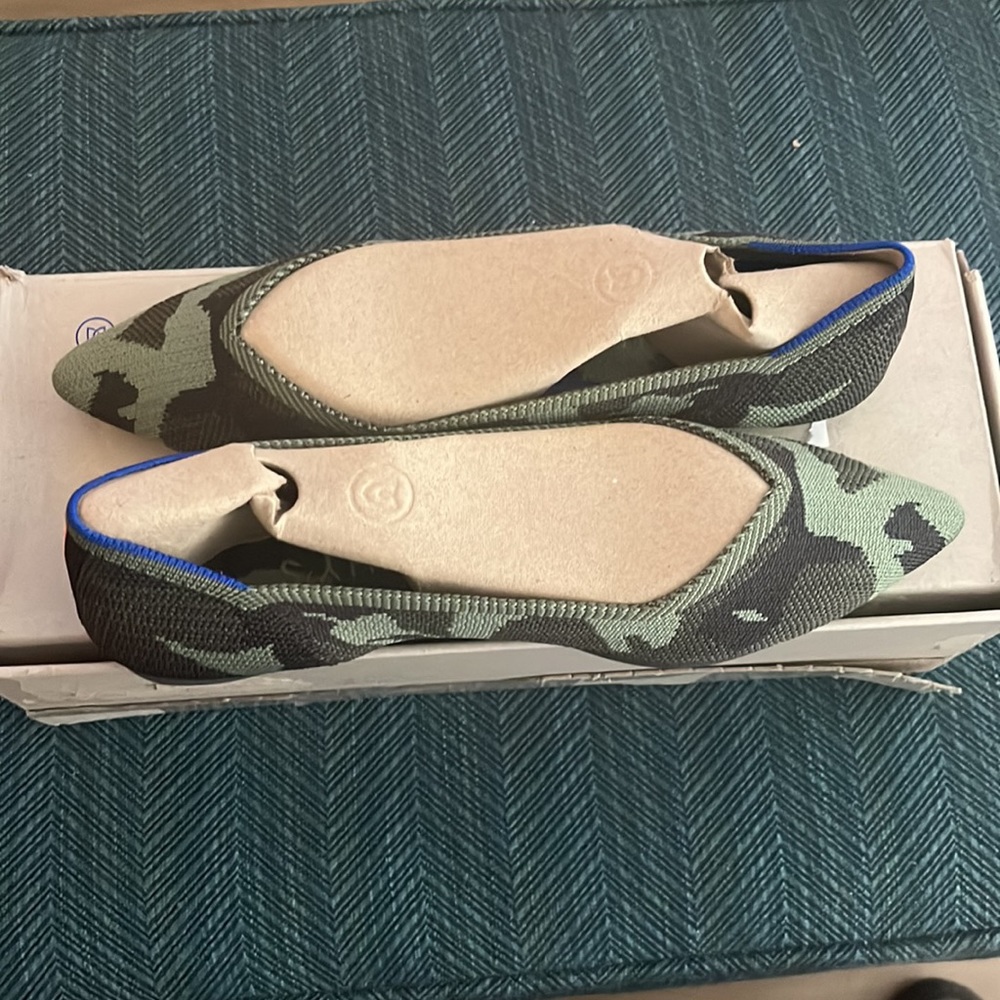 Rothy’s Camo Points With Orange Stripe - image 6